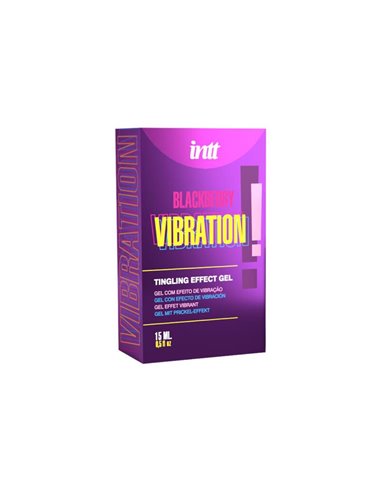 Gel Vibrador Líquido Sabor Mora 15 ml