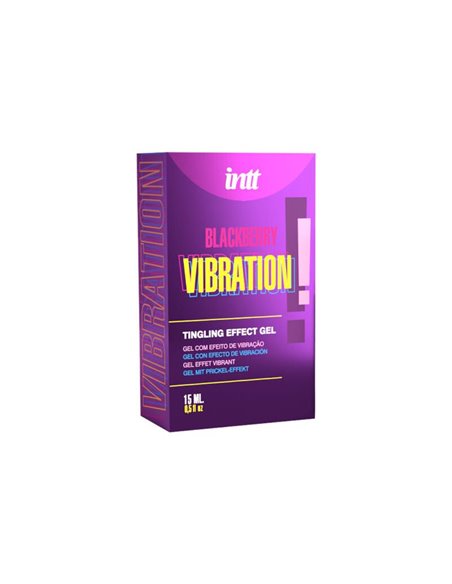 Gel Vibrador Líquido Sabor Mora 15 ml