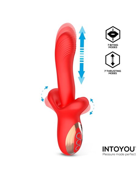 Vyron Vibrador con Thrusting y Biting (Mordisqueo)