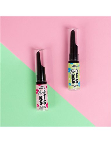 Flirty Kiss Geles para Sexo Oral Fresa y Menta 2x8gr