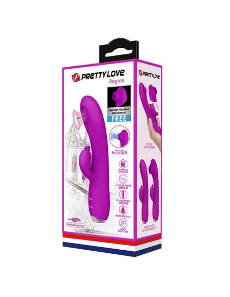 Regina Vibrador con Succión y Tapping