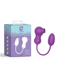 Rusher Succionador de Clítoris y Huevo Vibrador