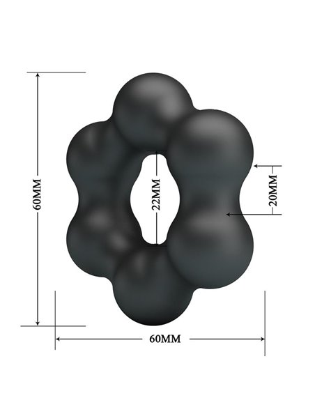 Clauzell Anillo para el Pene Silicona Mod 10