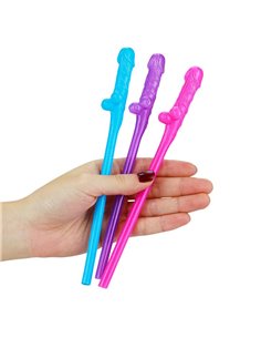 Pajitas Pene Vario Color Pack de 9 2