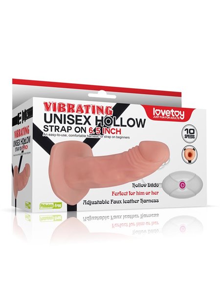 Arnés Unisex Pene Hueco con Vibración