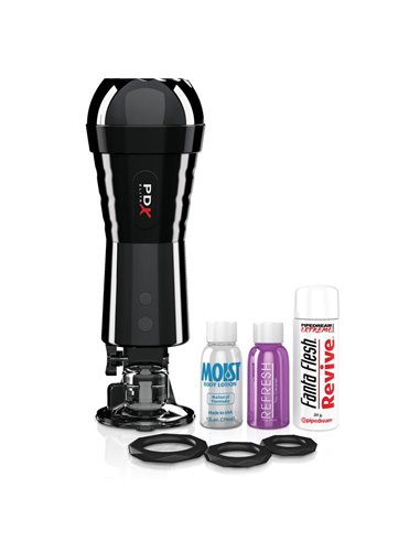 PDX Elite Masturbador Vibrador Cock Compressor