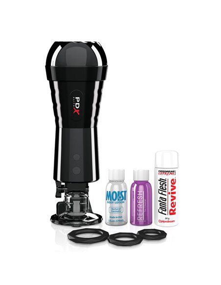 PDX Elite Masturbador Vibrador Cock Compressor