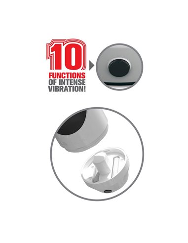 Masturbador Vibrador Mega Grip
