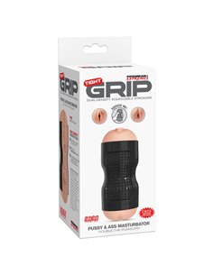 Pipedream Extreme Toyz Masturbador Tight Grip Pussy & Ass Color Negro 2