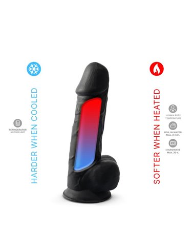 Dildo Dual Density Mod. 1 - 8.5 Negro