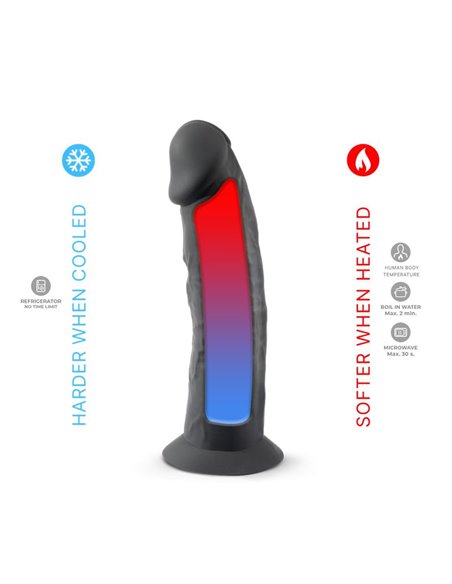 Dildo Dual Density Mod. 2 - 7.5 Negro