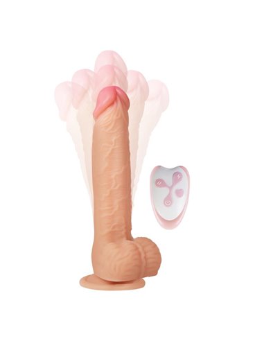Cesur 3.0 Dildo Realista Vibración, Movimiento Ondulante, 360º y Telescópico Control Remoto USB
