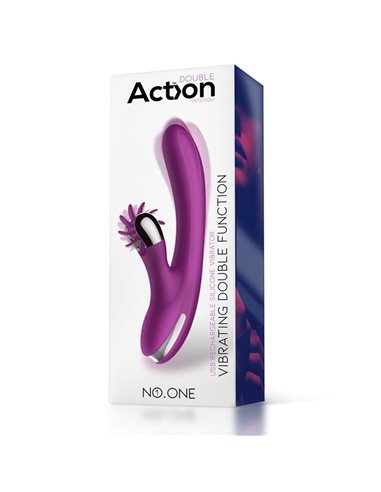 No. One Vibrador con Rueda Estimuladora