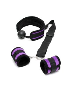Set Mordaza y Esposas Purpura 2