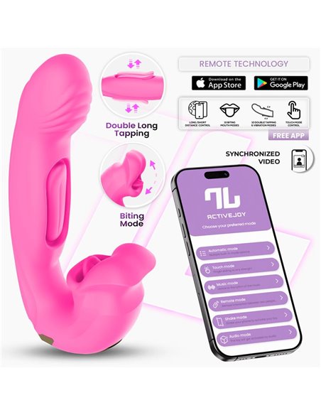 Bimby Vibrador con Mordisqueo y Lengua Doble Tapping con APP