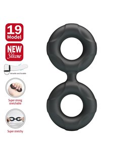 Radwan Anillo para el Pene Doble Silicona Mod 19 2