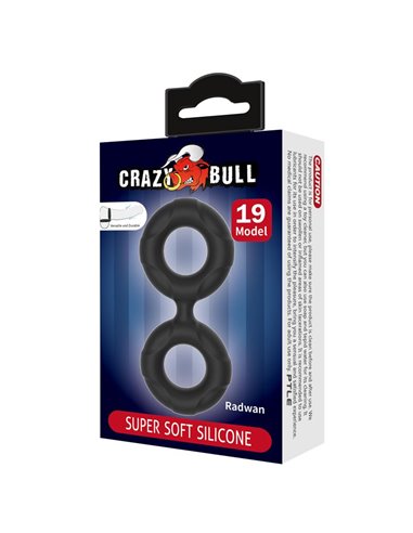 Radwan Anillo para el Pene Doble Silicona Mod 19
