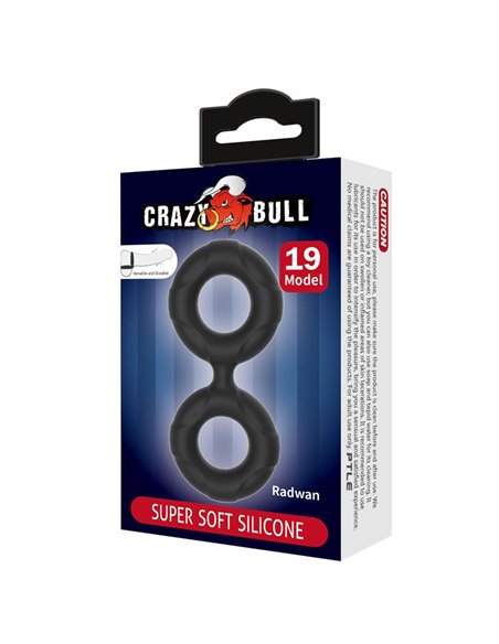 Radwan Anillo para el Pene Doble Silicona Mod 19