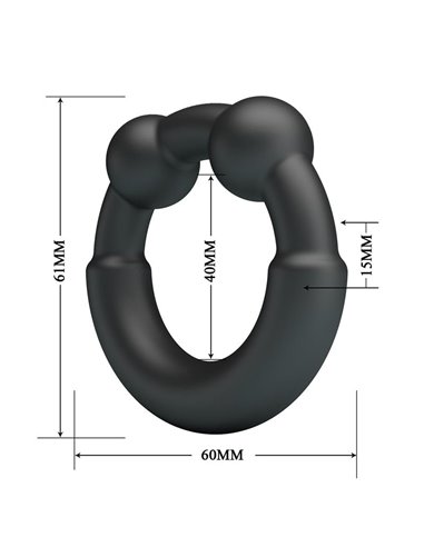 Meco Anillo para el Pene Silicona Mod 15