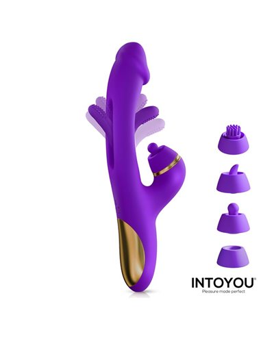 Siter 2.0 Vibrador con Lengua Flapping, Golpeteo y Cabezales Intercambiables