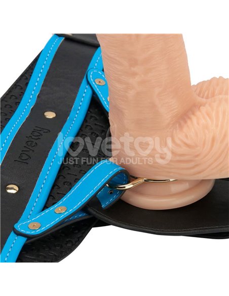 Arnés con Dildo con Vibración 9.5