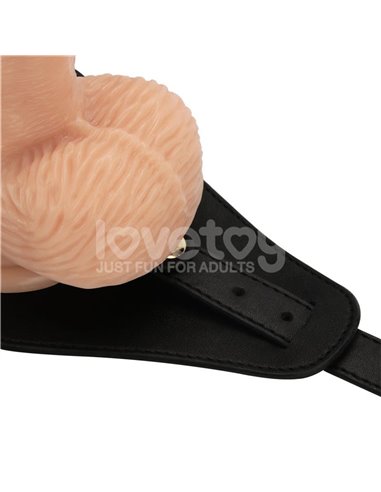 Arnés con Dildo con Vibración 9.5