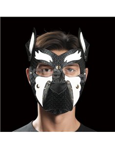 Máscara Cachorro Rebellion Reign Howl Blanco 2