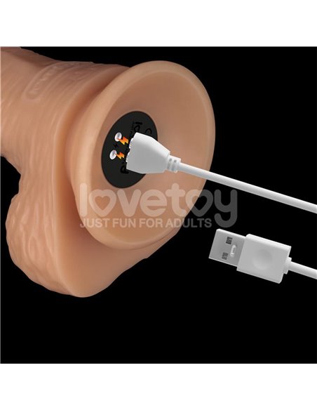 Arnés con Dildo con Vibración 8.5