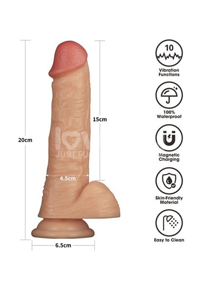 Arnés con Dildo con Vibración 8