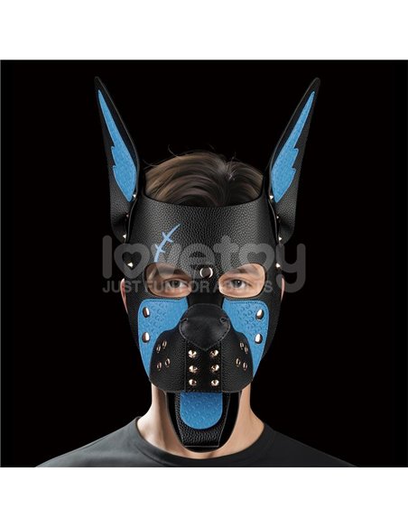 Máscara Cachorro Rebellion Reign Scarred Alpha Pup Azul