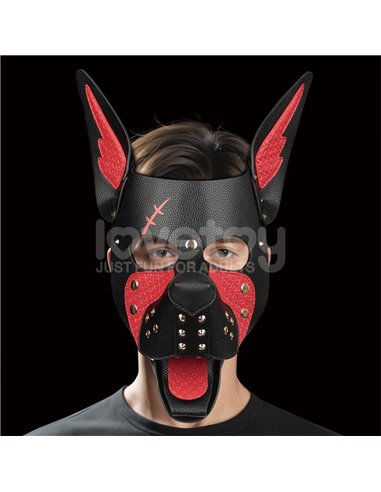 Máscara Cachorro Rebellion Reign Scarred Alpha Rojo