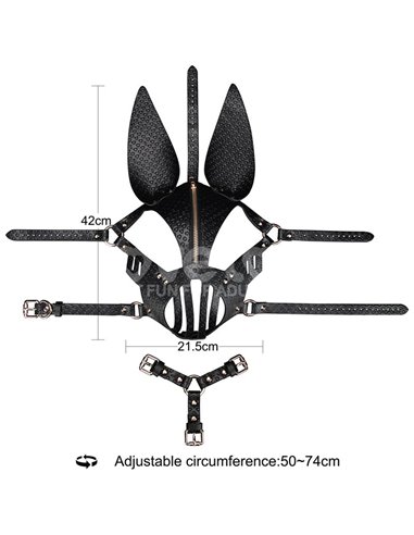 Máscara Conejo Rebellion Reign Dark Bunny