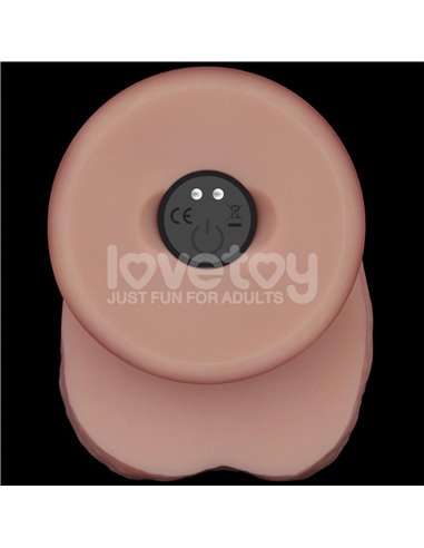 Dildo con Vibración Piel Deslizante Silicona Dual Layer 10