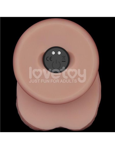 Dildo con Vibración Piel Deslizante Silicona Dual Layer 10