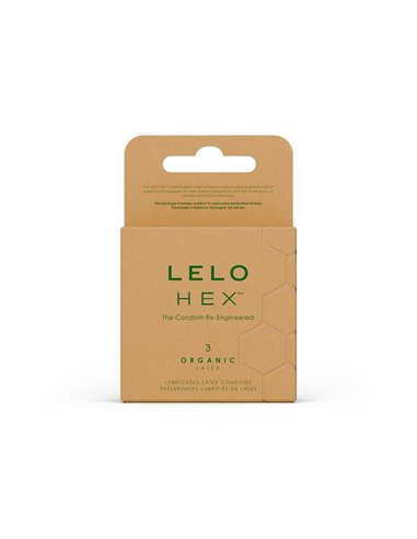 HEX Condoms Organic 3 unidades