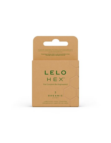 HEX Condoms Organic 3 unidades