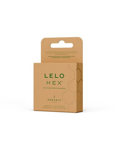HEX Condoms Organic 3 unidades
