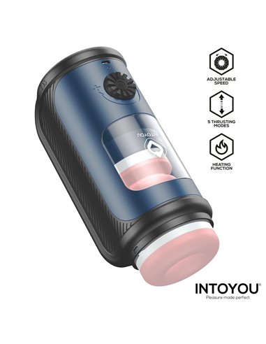 Tenkro Masturbador con Thrusting y Calor USB-C