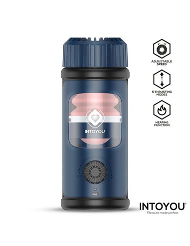 Tenkro Masturbador con Thrusting y Calor USB-C