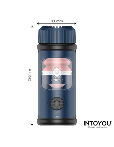 Tenkro Masturbador con Thrusting y Calor USB-C
