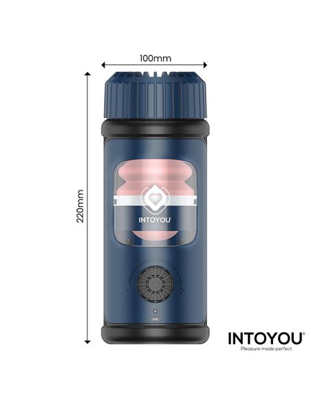 Tenkro Masturbador con Thrusting y Calor USB-C