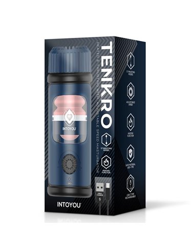 Tenkro Masturbador con Thrusting y Calor USB-C
