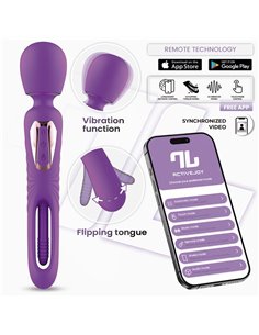 Salma Masajeador con Flipping Tongue y Vibración con App