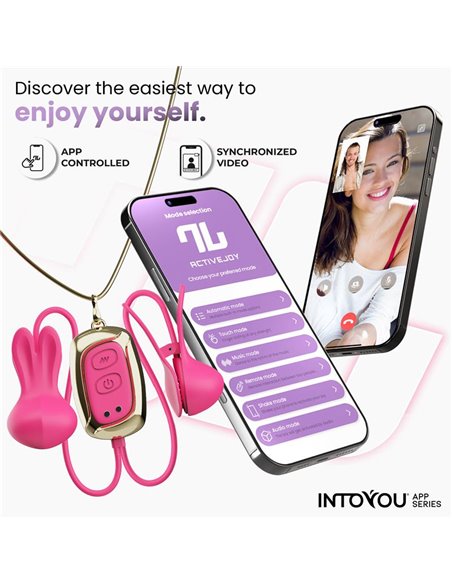 Tickly Pinzas para Pezones con Vibración, Control y Collar con APP