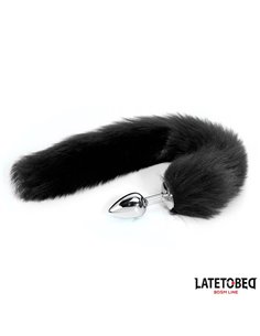 Plug Anal con Cola Negro 40 cm