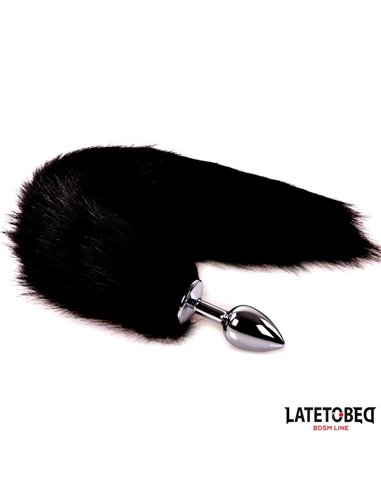 Plug Anal con Cola Negro 40 cm