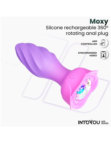 Moxy Plug Anal con Rotación 360º con App