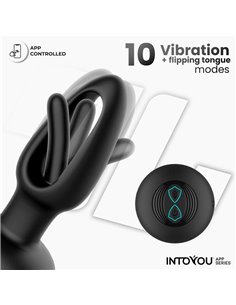 Zack Plug Anal con Flipping Tongue y Vibración con App 2