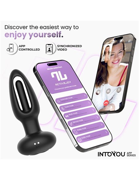 Zack Plug Anal con Flipping Tongue y Vibración con App