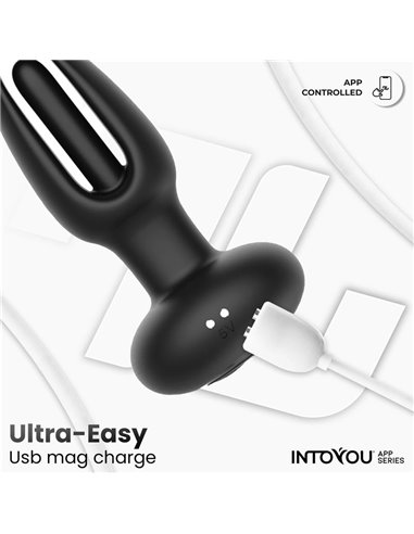 Zack Plug Anal con Flipping Tongue y Vibración con App